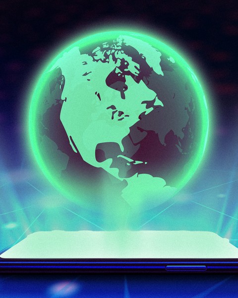 glowing hologram globe (photo credit: MIT News istock)