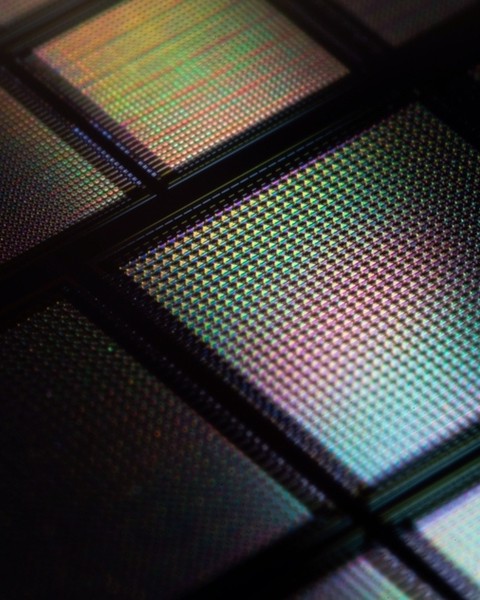 Neuromorphic chip (photo credit: MIT News)