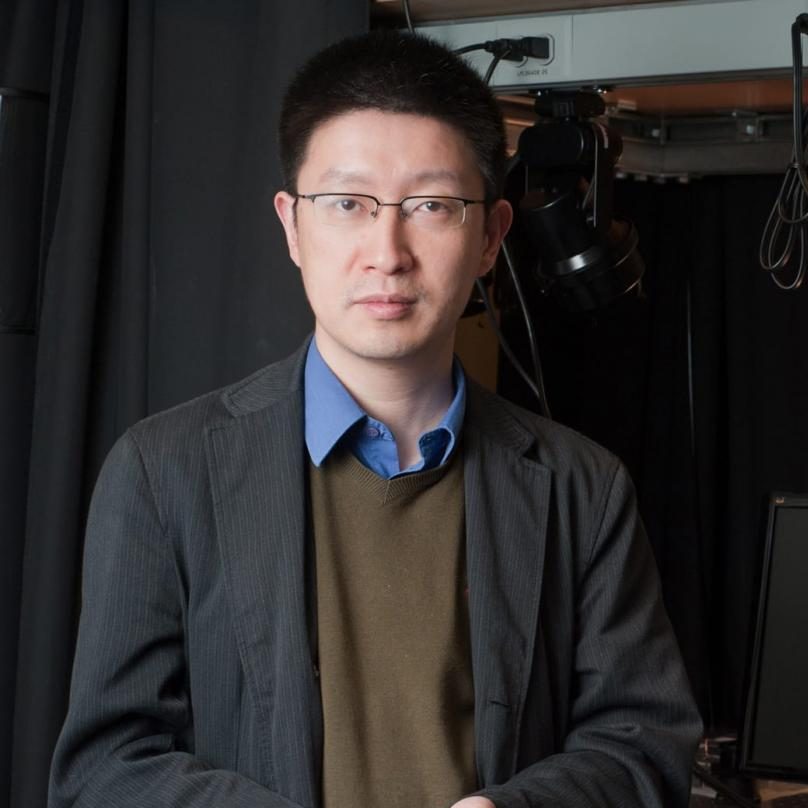 photo of Nic Fang in his lab