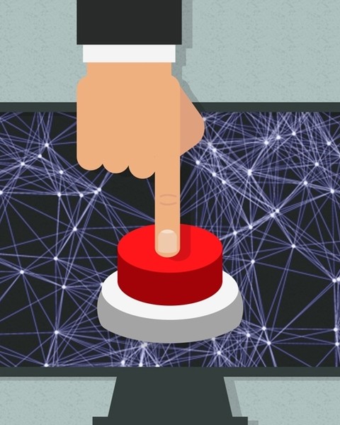 button and neural network, photo credit: Chelsea Turner, MIT