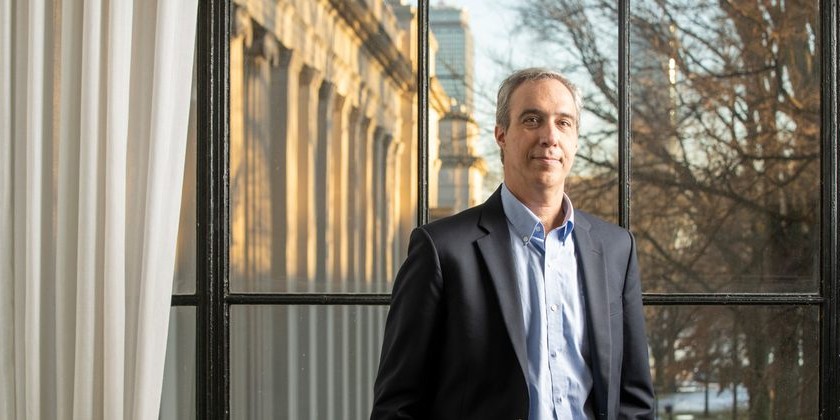 dan huttenlocher standing by window