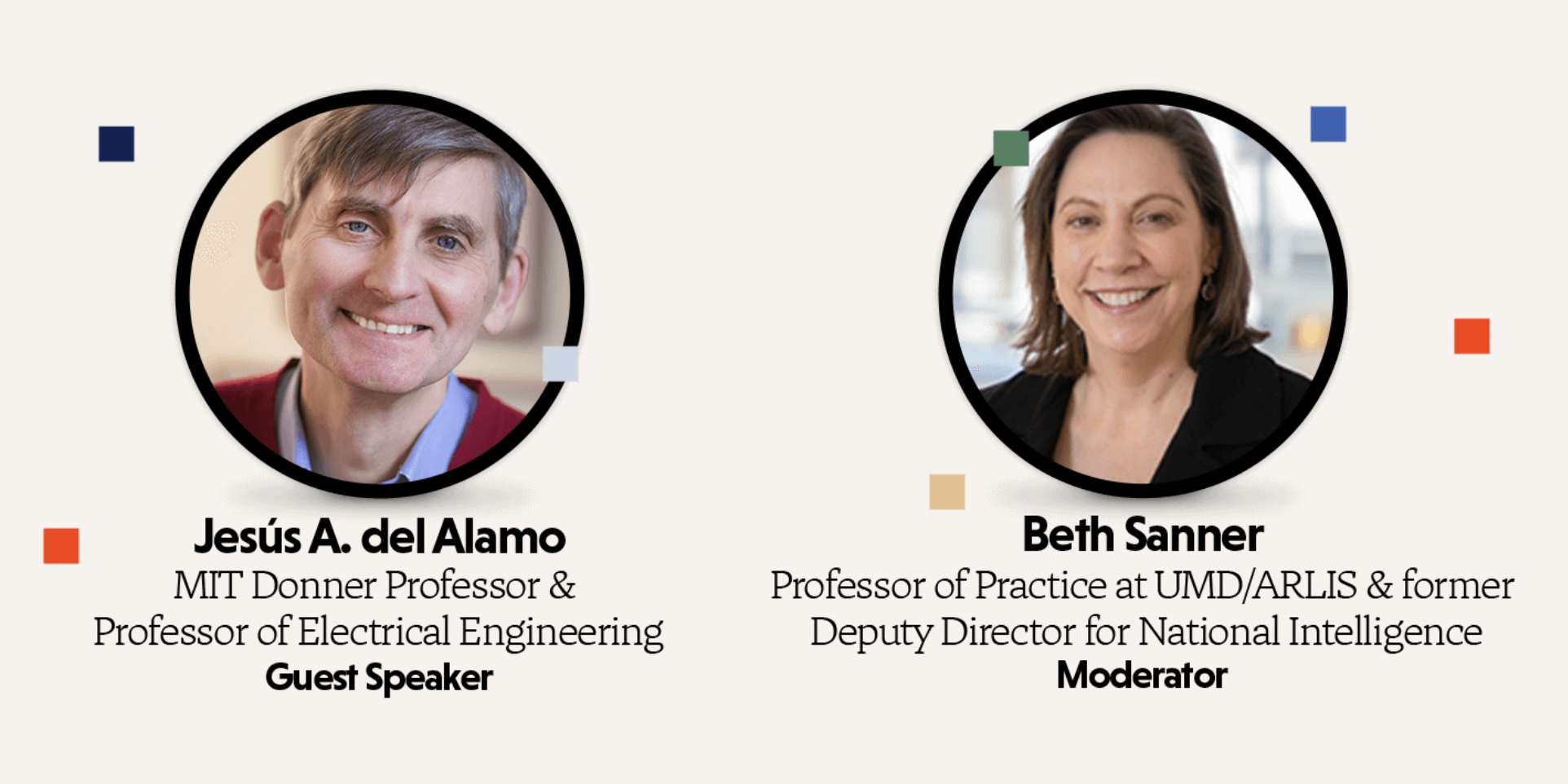 circle images of speakers