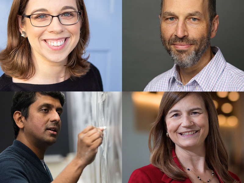 Four portraits of 2024 MacVicar Faculty Fellows.