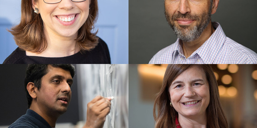 Four portraits of 2024 MacVicar Faculty Fellows.