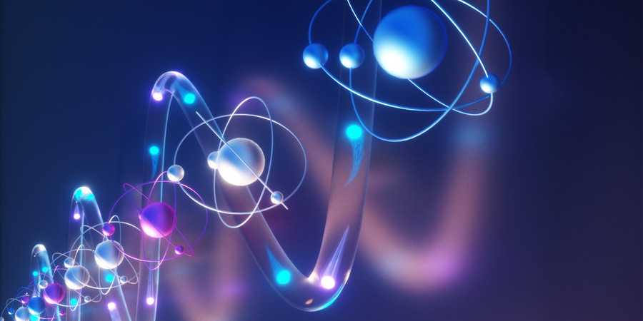 Photon traveling through curly processors